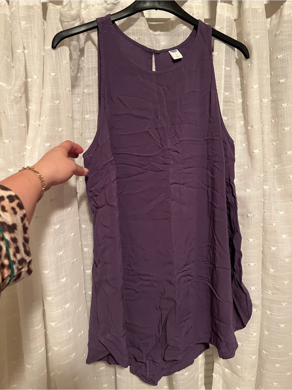 Old Navy Deep Purple Sleeveless Top